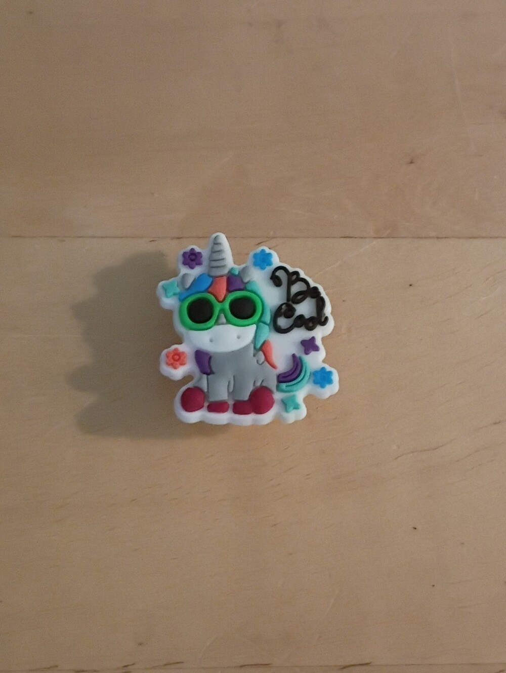 10 for $10 Jibbitz Croc Charms - Be Cool Unicorn w/ Sunglasses - New Shoe Charm